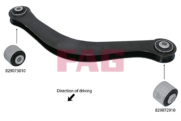 Mounting, control/trailing arm